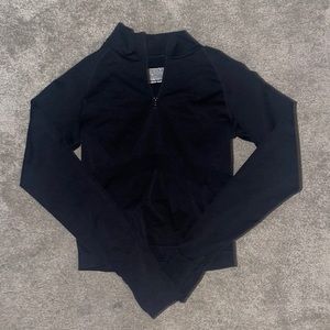 DUAL SIZE PINK SEAMLESS QUARTER ZIP